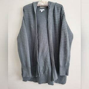 Nine West Women's Ribbed Sage Cardigan